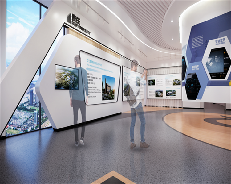 日月时空展览设计分析山西企业展厅设计如何准确突显自身特色 ？